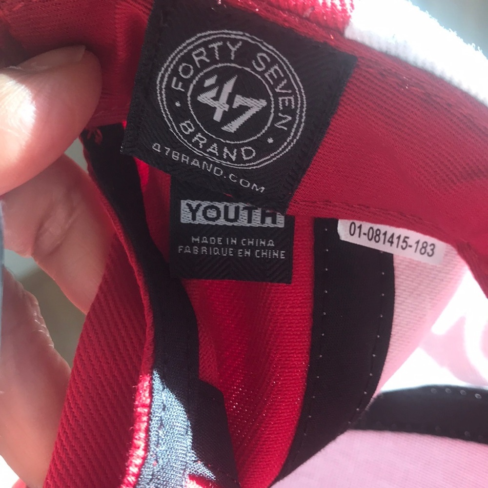 Washington Nationals WORLD 🌎 SERIES WINNER! Nats hat NWT 47 brand youth - Picture 8 of 8